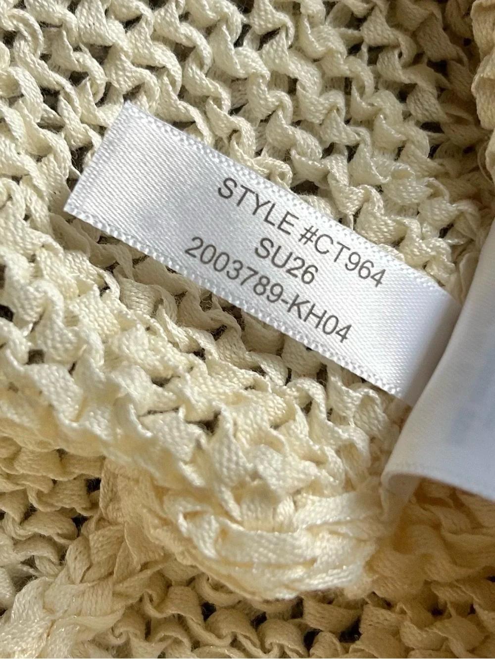 J.Crew Montauk pullover sweater in antique white Cream Coastal Casual Medium M
